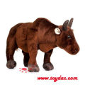 Plush Farm Animal Brown Cow